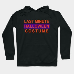 Last Minute Halloween Costume - Orange Purple Hoodie